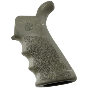 Hogue AR-15/M16 Overmolded Beavertail Grip Ghille Green