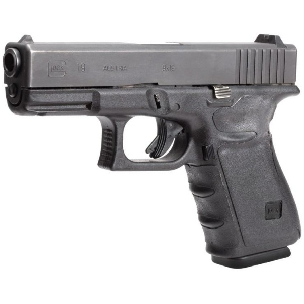 Hogue Wrapter Rubber Adhesive Grip for GLOCK Gen 3 Models 19 23 32 38 - Black
