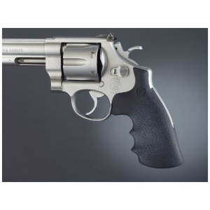 Hogue S&W N Convertion Kit - Round to Square Butt - Rubber Monogrip