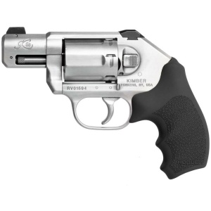 Kimber K6s DASA & DAO Bantam: Cobblestone Rubber Monogrip - Black