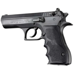 Hogue Magnum Research Baby Eagle .40/9mm Jericho & Uzi Eagle Rubber Grips with Finger Grooves