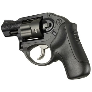 Ruger LCR: Black Rubber Bantam Boot Tamer Cushion Grip without Finger Grooves