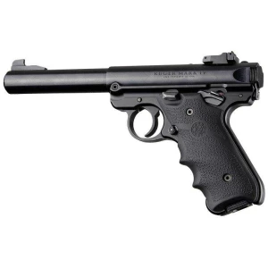 Ruger MKIV Rubber Grip with Finger Grooves Black