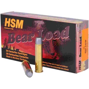 HSM Bear Load Hard Cast Handgun Ammunition .460 S&W 325gr WFN Gas Check 1824 fps 20/ct