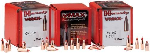 Hornady V-MAX Bullets .22 cal .224" 40 gr V-MAXBT 250/ct