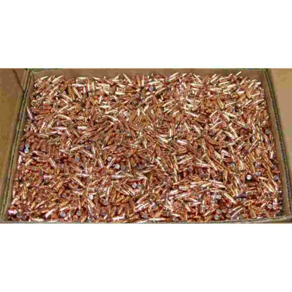 Hornady Traditional / FMJ Rifle Bullets .22 cal .224" 55 gr FMJ-BT With Cannelure (W/C) - 1000/ct