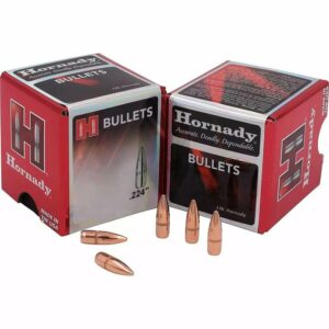 Hornady Traditional / FMJ Rifle Bullets .22 cal .224" 62 gr FMJ 5500/ct