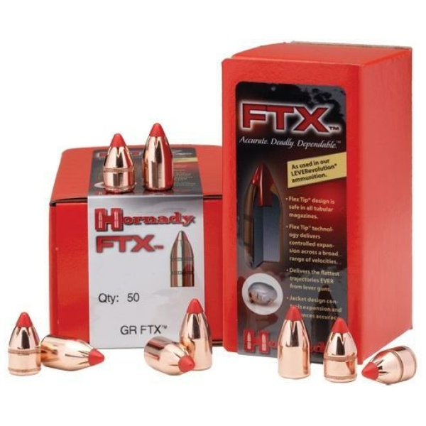 Hornady FTX Rifle Bullets .32 cal .321" 165 gr FTX 100/ct