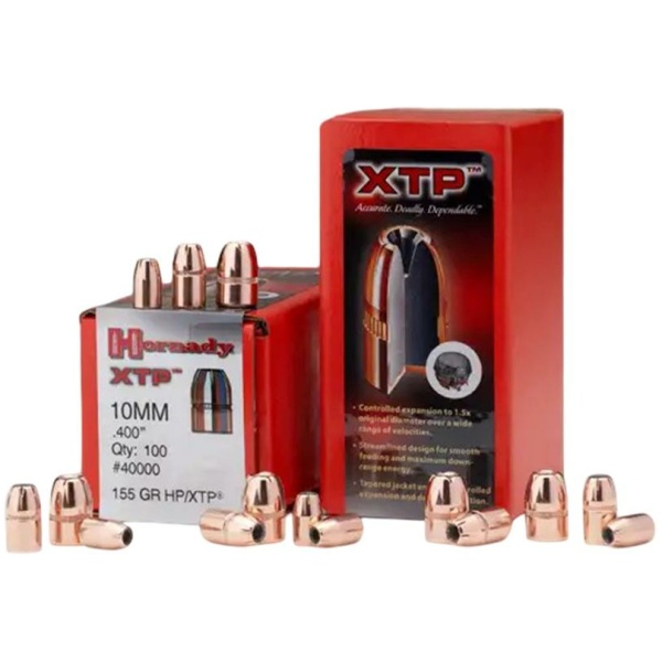 Hornady XTP Handgun Bullets 10mm .400" 155 gr XTPHP 100/ct