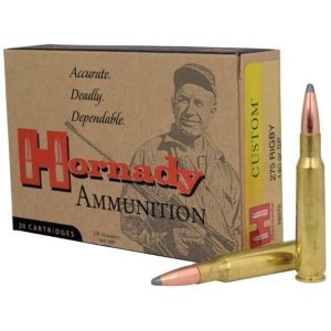 Hornady Custom Lite Rifle Ammunition .275 Rigby 140 gr InterLock SP 20/Box