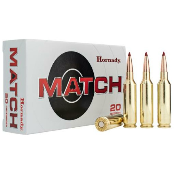 Hornady ELD Match Rifle Ammunition 25 Creedmoor 134gr PT 2800 fps 20/ct
