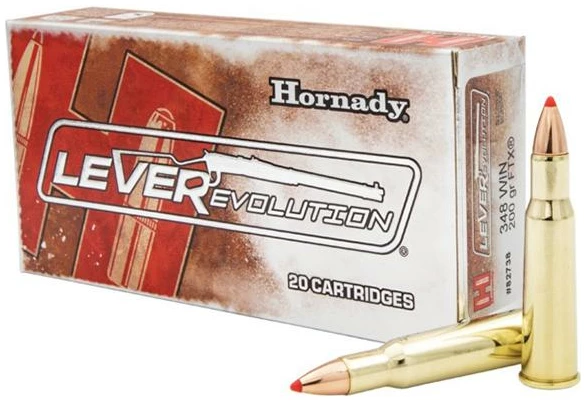 Hornady LEVERevolution Rifle Ammunition .348 WIN 200 gr FTX 2560 fps 20/ct