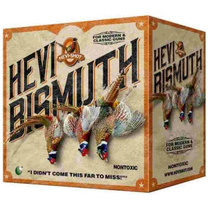 HEVI-Shot HEVI-Bismuth Upland Shotshells 12ga 2-3/4" 1-1/4oz 1400 fps #3 25/ct
