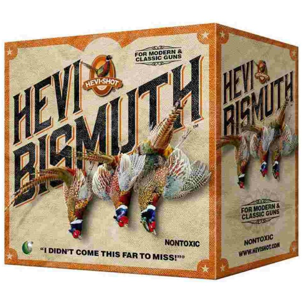 HEVI-Shot HEVI-Bismuth Upland Shotshells 12ga 2-3/4" 1-1/4oz 1400 fps #5 25/ct