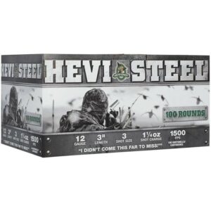 HEVI-Shot HEVI-Steel Shotshells 20ga 3" 1-1/4oz 1500 fps #3 100/ct