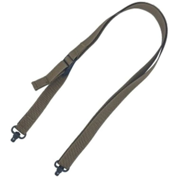 TacShield Sport Ridge 2 Point Rifle Sling 1" Wide QD Swivels Coyote Brown