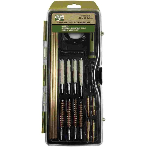 TacShield Sport Ridge Universal Rifle 25pc Kit w/ Brass Rods - Hard Case