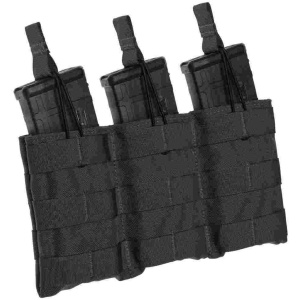 TacShield Triple Speed Load Rifle Molle Pouch-Black