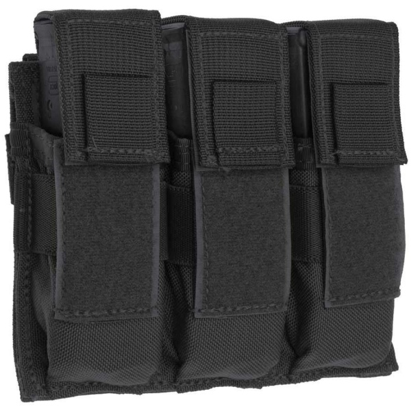 TacShield Triple Universal Pistol Molle Pouch-Black