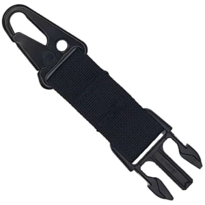 TacShield Sling Attachment Side Release Buckle Attachment for HK Snap Hook Black