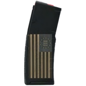 Black Rain Ordnance 3 Percent American Flag Rifle Magazine 5.56x45 NATO 30/rd