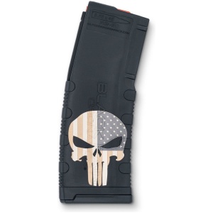 Black Rain Ordnance Punisher with Flag AR Magazine 5.56x45 30/rd