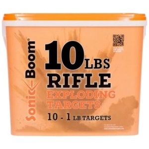Sonic Boom 1 lb Exploding Rifle Targets 10/ct Bucket