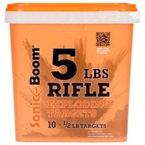 Sonic Boom 1/2 lb Exploding Rifle Targets 10/ct Bucket