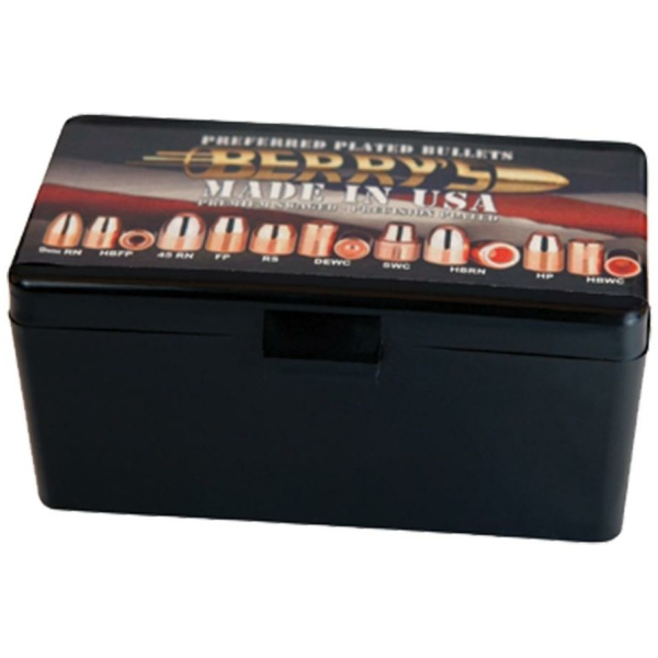 Berry's Preferred Plated Pistol Bullets 9mm .356" 147 gr RN 250/ct