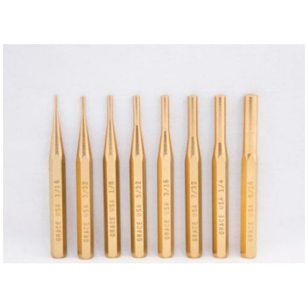 Grace USA Gun Care Brass Pin Punch Set