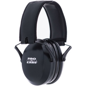 Pro Ears Ultra Gel Black 22 Passive Earmuffs 22dB Black
