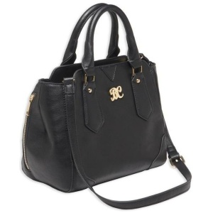Bulldog Satchel Style Conceal Carry Purse W/ Holster - Black W/ Black Trim