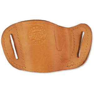 Bulldog Molded Leather Belt Slide Holster for Most Large Frame Autos Tan RH