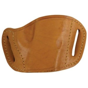 Bulldog Molded Leather Belt Slide Holster for Most Medium Frame Autos Tan RH