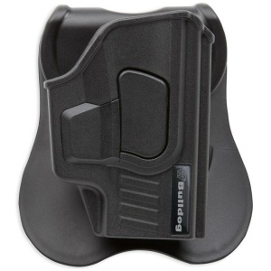 Bulldog Rapid Release Holster with Paddle for Taurus GX4 Black RH