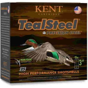 Kent Teal Steel Shotshells 20 ga 3" 1oz 1350 fps #6 25/ct