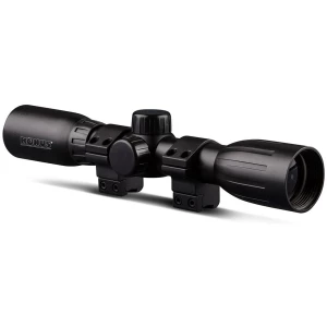 Konus KONUSFIRE 4x32mm Rifle Scope w/.22 Dovetail Mounting Rings 30/30 Reticle Black Matte