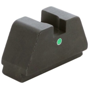 Ameriglo Green Tritium Single Dot Rear Sight .451in H .165in Sq Notch Glock