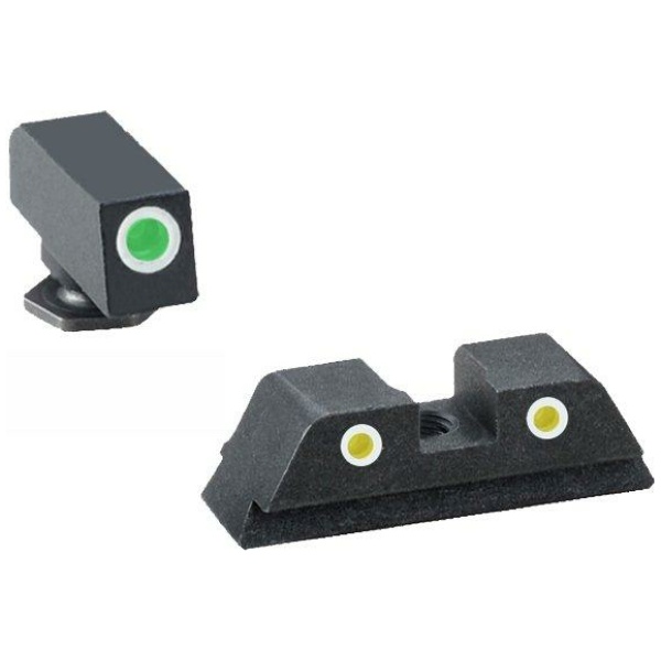 Ameriglo Classic Tritium NIght Sight Set 3-Dot for Gen5 Glock 17 19 19x 26 34