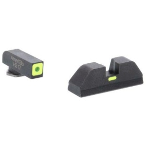 Green Tritium LimeGreenLumi Outline Square (non trit) REAR for Glock Gen 5