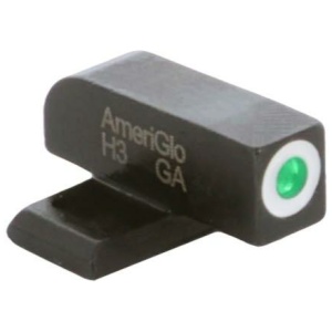 Ameriglo Green Tritium White Outline Front Sight .220in H .140in W Hellcat