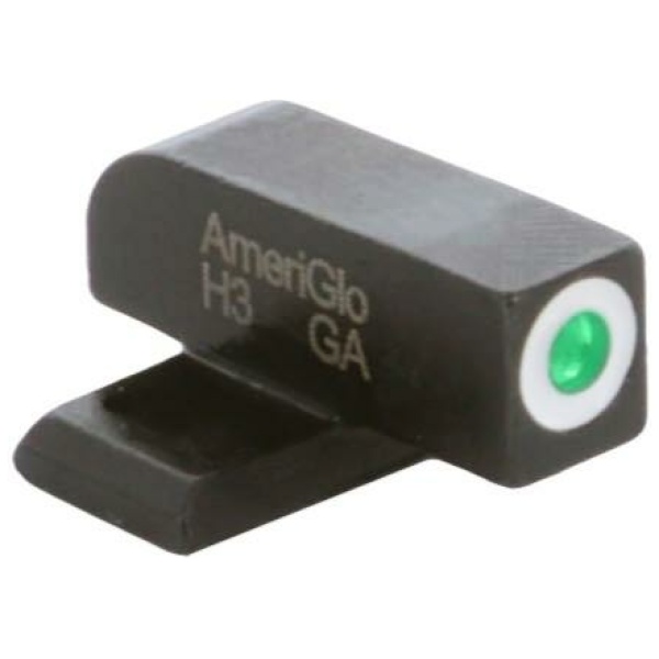 Ameriglo Green Tritium White Outline Front Sight .220in H .140in W Hellcat