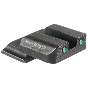 Ameriglo 2-Dot Tritium Rear Handgun Sight for S&W M&P (Excludes .22/.380/Shield/EZ/Pro) Green with Black