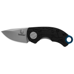 Kershaw Hub Aftereffect Folding Knife 1-7/10" Drop Point Blade Black