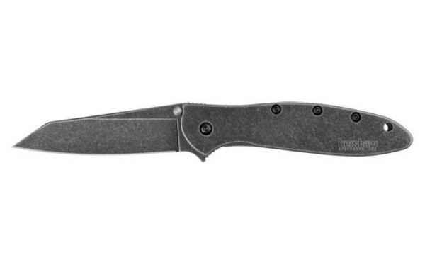 Kershaw Random Leek Reverse Tanto Assisted Folding Knife (3" BlackWash)