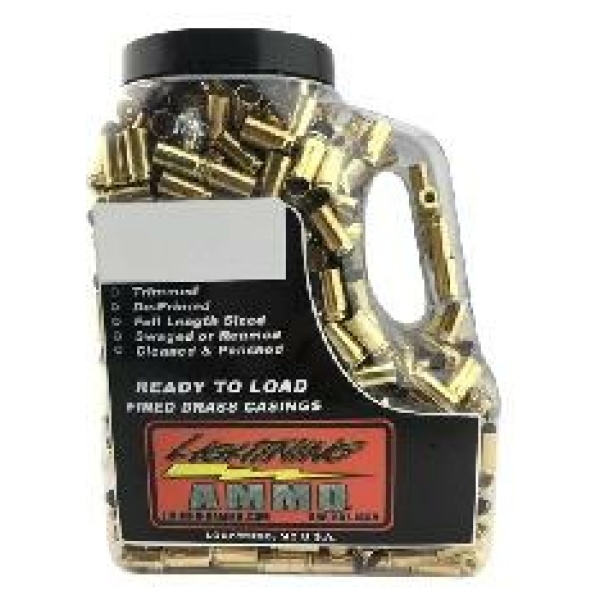 Lightning Ammo Reman. Cleaned & Polished Brass .380 ACP 500/ct Jug