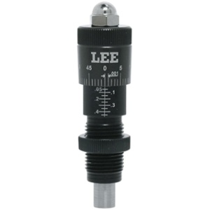 Lee Carbide Factory Crimp Micrometer Seater Adapter .380/9mm Luger/.40 S&W/10mm