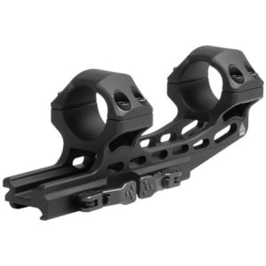 Leapers 1-Piece UTG ACCU-SYNC QR Cantilever Mount 1" High w 50mm Offset - Matte Black