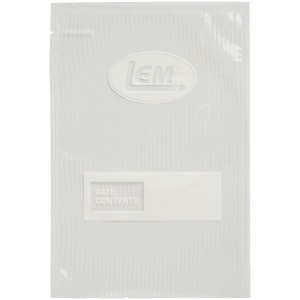 LEM Products MaxVac Quart Vacuum Bags - 8"x12" 100/ct