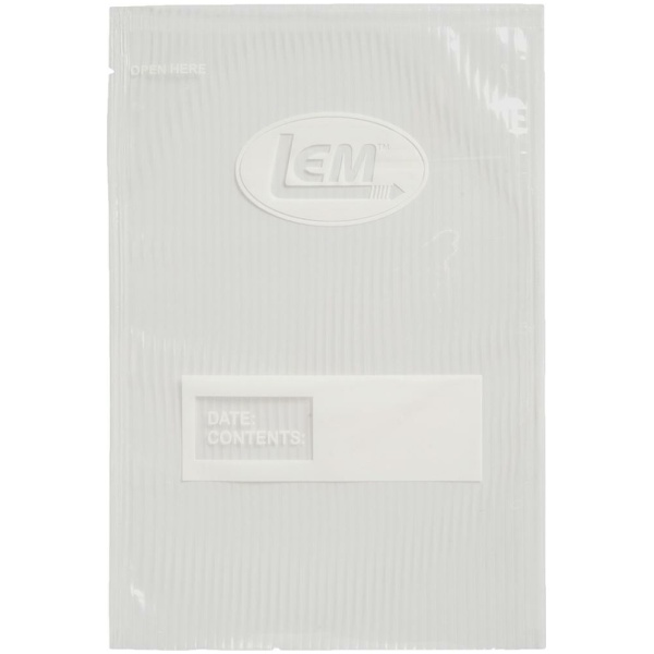 LEM Products MaxVac Quart Vacuum Bags - 8"x12" 100/ct
